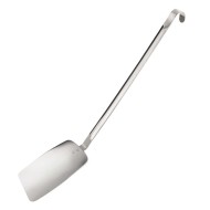 Κουτάλα σπάτουλα ατρύπητη ράγας 33,5cm με INOX λαβή ιδανική για επαγγελματικές κουζίνες METANO