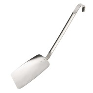 Κουτάλα σπατουλάκι αδιάτρητη ράγας 27cm με INOX λαβή ιδανική για επαγγελματικές κουζίνες METANO