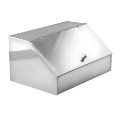 Καφεκούτι μεγάλο 3 θέσεων INOX 18/0 μεγάλης αντοχής 33x23x17cm ιδανικό για χώρους μαζικής εστίασης METANO