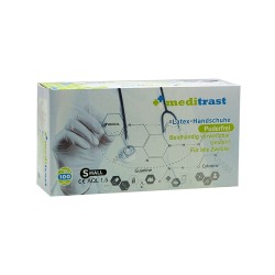 Γάντια Latex χωρίς πούδρα (PF) σε συσκευασία 100τμχ-μεγέθους LARGE