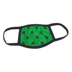 Mάσκα προστασίας προσώπου υφασμάτινη 100% βαμβακερή για αγόρια 10-12 ετών σειρά BLOCK σε συσκευασία 5 τεμαχίων