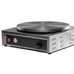 Ηλεκτρική κρεπιέρα μονή Φ40 επαγγελματική με ενδεικτική λυχνία και γενικό διακόπτη λειτουργίας M&M PROFESSIONAL