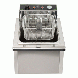 Επαγγελματική φριτέζα ελληνικής κατασκευής 6000W 12Lt με αποσπώμενο κάδο και ψηφιακό χρονόμετρο M&M PROFESSIONAL