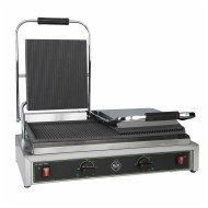 Ηλεκτρική διπλή τοστιέρα με ραβδώσεις 2x2300W και διακόπτη λειτουργίας M&M PROFESSIONAL 