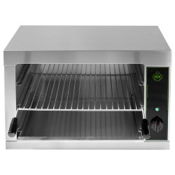 Ηλεκτρική σαλαμάνδρα grill επαγγελματική 2700W με αντιστάσεις χαλαζία και διακόπτη 12 θέσεων M&M PROFESSIONAL
