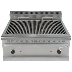 Σχαριέρα νερού ηλεκτρική διπλή επαγγελματική ελληνικής κατασκευής 6000W με διακόπτη 12 θέσεων M&M PROFESSIONAL