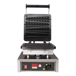 Ηλεκτρική μονή βαφλιέρα ελληνικής κατασκευής με σχέδιο ξυλάκι πλάκες αλουμινίου με αντικολλητική επίστρωση 2200W M&M PROFESSIONAL Ηλεκτρική μονή βαφλιέρα ελληνικής κατασκευής με σχέδιο ξυλάκι πλάκες αλουμινίου με αντικολλητική επίστρωση 2200W M&M PROFESSIONAL