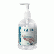 Υδροαλκοoλούχο απολυμαντικό χεριών Aseptic 500ml σε συσκευασία των 4 τεμαχίων