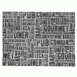 Σουπλά "Gourmet" διαστάσεων 30X40cm (250τεμ)