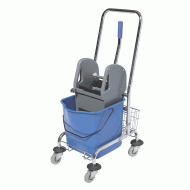 Καρότσι καθαρισμού μεταλλικό με έναν κουβά 25lit