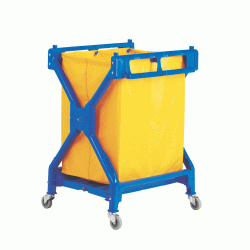 Καρότσι μεταφοράς απλύτων διαστάσεων 71x66x95cm