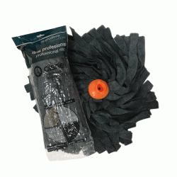 Σφουγγαρίστρα “Microfibra” 200Gr με λωρίδες σε χρώμα μαύρο Σφουγγαρίστρα “Microfibra” 200Gr με λωρίδες σε χρώμα μαύρο