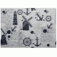 Σουπλά μιας χρήσεως σχέδιο άγκυρα διαστάσεων 30Χ40cm συσκευασία 250 τεμαχίων