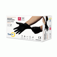 Γάντι λάτεξ μαύρο χωρίς πούδρα νούμερο XL 100τεμ Γάντι λάτεξ μαύρο χωρίς πούδρα νούμερο XL 100τεμ