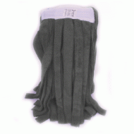 Σφουγγαρίστρα μαύρη επαγγελματική SAMMAR "Microfibra” 250gr με λωρίδες