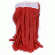 Σφουγγαρίστρα επαγγελματική SAMMAR "Microfibra” 250gr με λωρίδες σε κόκκινο χρώμα