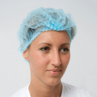 Σκούφος προστασίας μιας χρήσεως σε χρώμα μπλε 100τεμ Σκούφος προστασίας μιας χρήσεως σε χρώμα μπλε 100τεμ