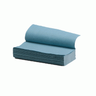 Χειροπετσέτα μονόφυλλη μπλέ V-Fold διαστάσεων 25x19cm 4000 φύλλα