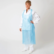 Ποδιά μιας χρήσεως σε χρώμα μπλε διαστάσεων 72x120cm συσκευασία 100τεμ