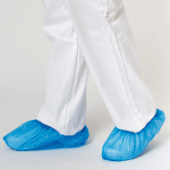 Κάλυμμα υποδημάτων CPE μιας χρήσης μπλε (100τεμ)