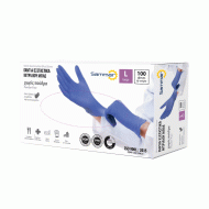 Γάντι νιτριλίου μπλε χωρίς πούδρα σε νούμερο L πακέτο 100τεμ