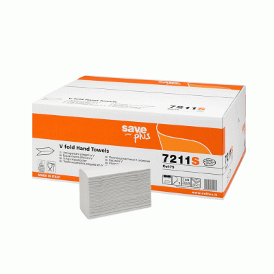 Χειροπετσέτα 2Φυλλη Save Plus διαστάσεων 21.50X18cm 3150 φύλλα