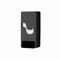 Σαπουνοθήκη αφρού μαύρη διαστάσεων 118x113x250mm