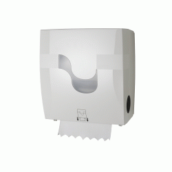 Συσκευή χειροπετσέτας σε λευκό χρώμα αυτόματη για ρολό 