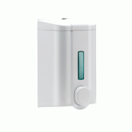 Σαπουνοθήκη σε χρώμα λευκό 1lit διαστάσεων 195x105x108mm