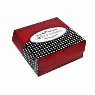 Κουτί ζαχαροπλαστικής με επίστρωση αλουμινίου SWEET DESIRE Νο30 διαστάσεων 30x30x10hcm Κουτί ζαχαροπλαστικής με επίστρωση αλουμινίου SWEET DESIRE Νο30 διαστάσεων 30x30x10hcm