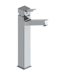 Ψηλή μπαταρία νιπτήρος Tulio σε μοντέρνα τετραγωνισμένη γραμμή MSL135 GPD Ψηλή μπαταρία νιπτήρος Tulio σε μοντέρνα τετραγωνισμένη γραμμή MSL135 GPD