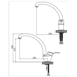 Μπαταρία νεροχύτη Primula Χρωμέ MTE175 6148571