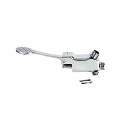 Ορειχάλκινη ποδοβαλβίδα μίας παροχής με στριφώνια βαρέως τύπου