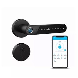 Έξυπνη κλειδαριά χερούλι Liliwise με ψηφιακό πληκτρολόγιο και δαχτυλικό αποτύπωμα