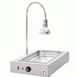 Θερμαντικό με 1 GN 1/1  675 W με μία λάμπα