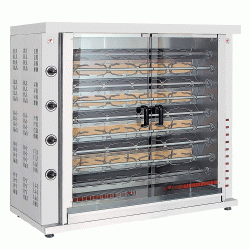 Κοτοπουλιέρα επιτραπέζια 24kw υγραερίου-αερίου με 9 σούβλες