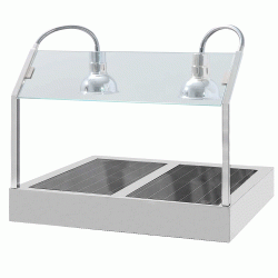 Θερμαντικό με ενιαία επιφάνεια από κρύσταλλο κατάλληλο για τη συντήρηση προϊόντων 1.350 W