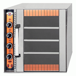 Ηλεκτρικός ταμπανωτός φούρνος με 3 ράφια για 4 λαμαρίνες 