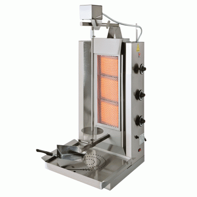 Μηχανή γύρου αερίου/υγραερίου για επαγγελματική χρήση διαστάσεων 47x50x99cm