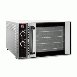 Φούρνος επαγγελματικός αέρος 6.6Kw διαστάσεων 690x835x470mm με 4 θέσεις για τοποθέτηση 4 ταψιών