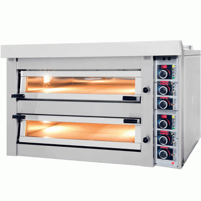 Φούρνος πίτσας ηλεκτρικός διπλός διαστάσεων 135x115x89cm