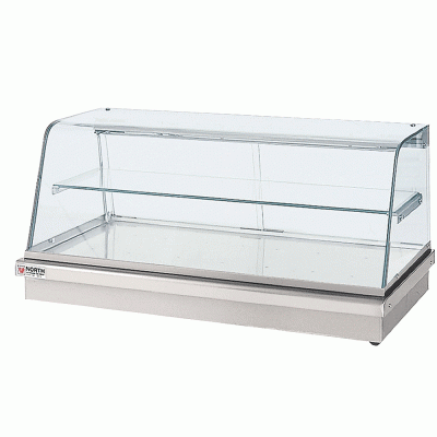 Θερμαινόμενη βιτρίνα plexy glass με ισχύ 1.300W διαστάσεων 80x51x48,5cm