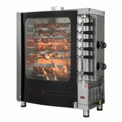 Επιτραπέζια ψησταριά υγραερίου με 7 σούβλες 