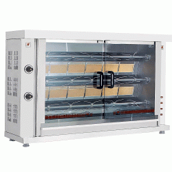 Επιτραπέζια κοτοπουλιέρα υγραερίου-αερίου με 3 σούβλες 12 Kw