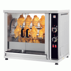 Κοτοπουλιέρα επιτραπέζια 5.400W ηλεκτρική με καλάθια ή σούβλες 