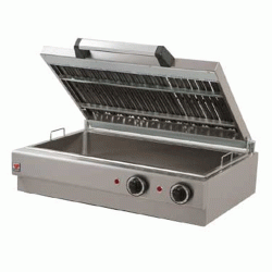 Ηλεκτρική σχαριέρα νερού με 2 ζώνες ψήσεως διαστάσεων 70x50x21cm ισχύος 7.500W