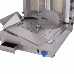 Μηχάνημα γύρου επαγγελματικό αερίου/υγραερίου διαστάσεων 48x63x119.5cm