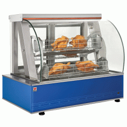 Κοτοπουλιέρα ηλεκτρική με καλάθια ή σούβλες διαστάσεων 94x59x79cm