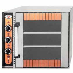 Ηλεκτρικός ταμπανωτός φούρνος με 2 ράφια για 3 λαμαρίνες 