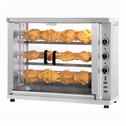 Επιτραπέζια κοτοπουλιέρα ηλεκτρική SLIM με 3 σούβλες 6.000W